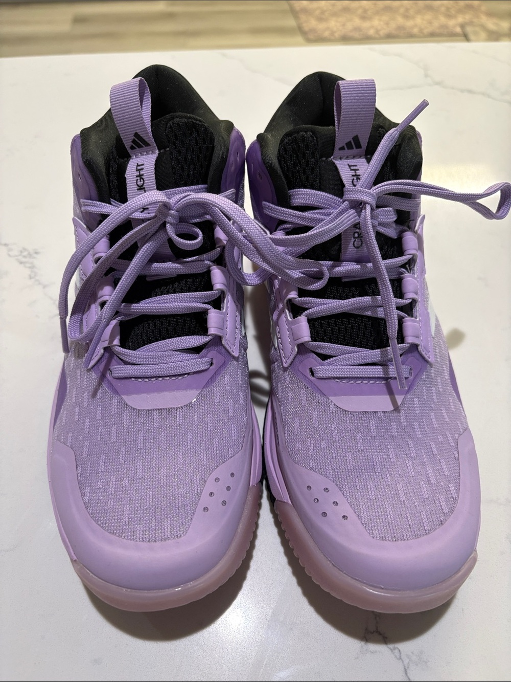 adidas Lavender Purple Lace-Up Sneakers